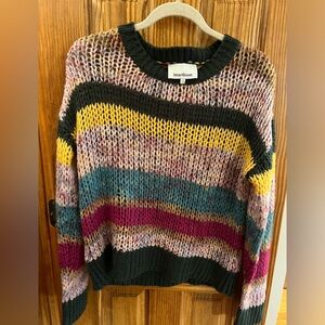 Heartloom multicolored striped sweater from Anthropologie
